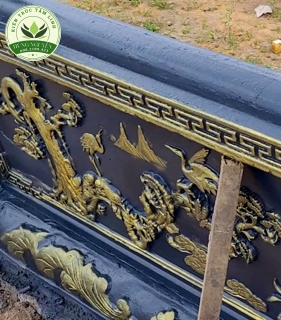 Hàng rào giả đá mẫu 02