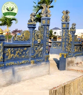 Hàng rào giả đá mẫu 06